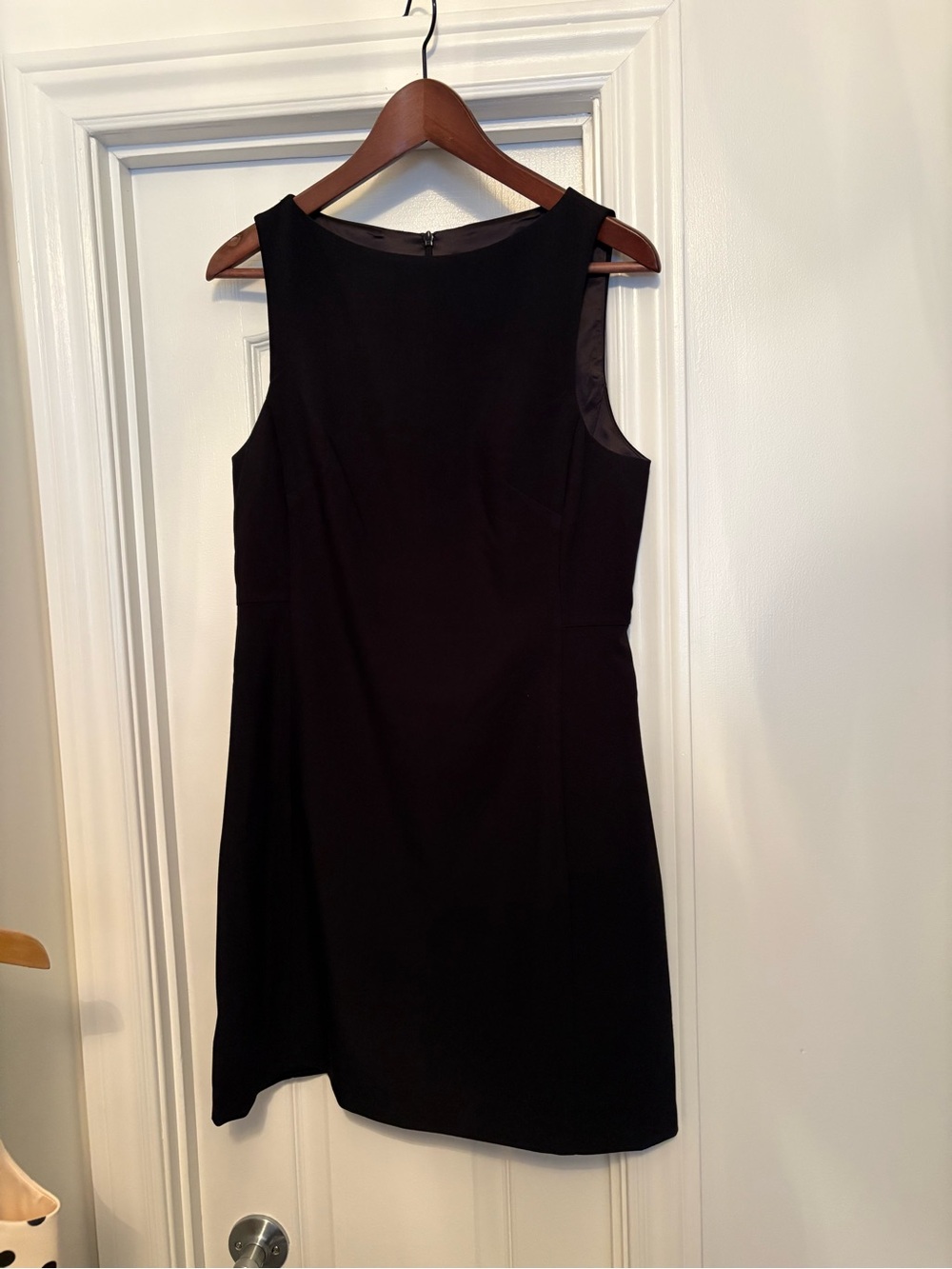 Simons Black Sleeveless Sheath Dress